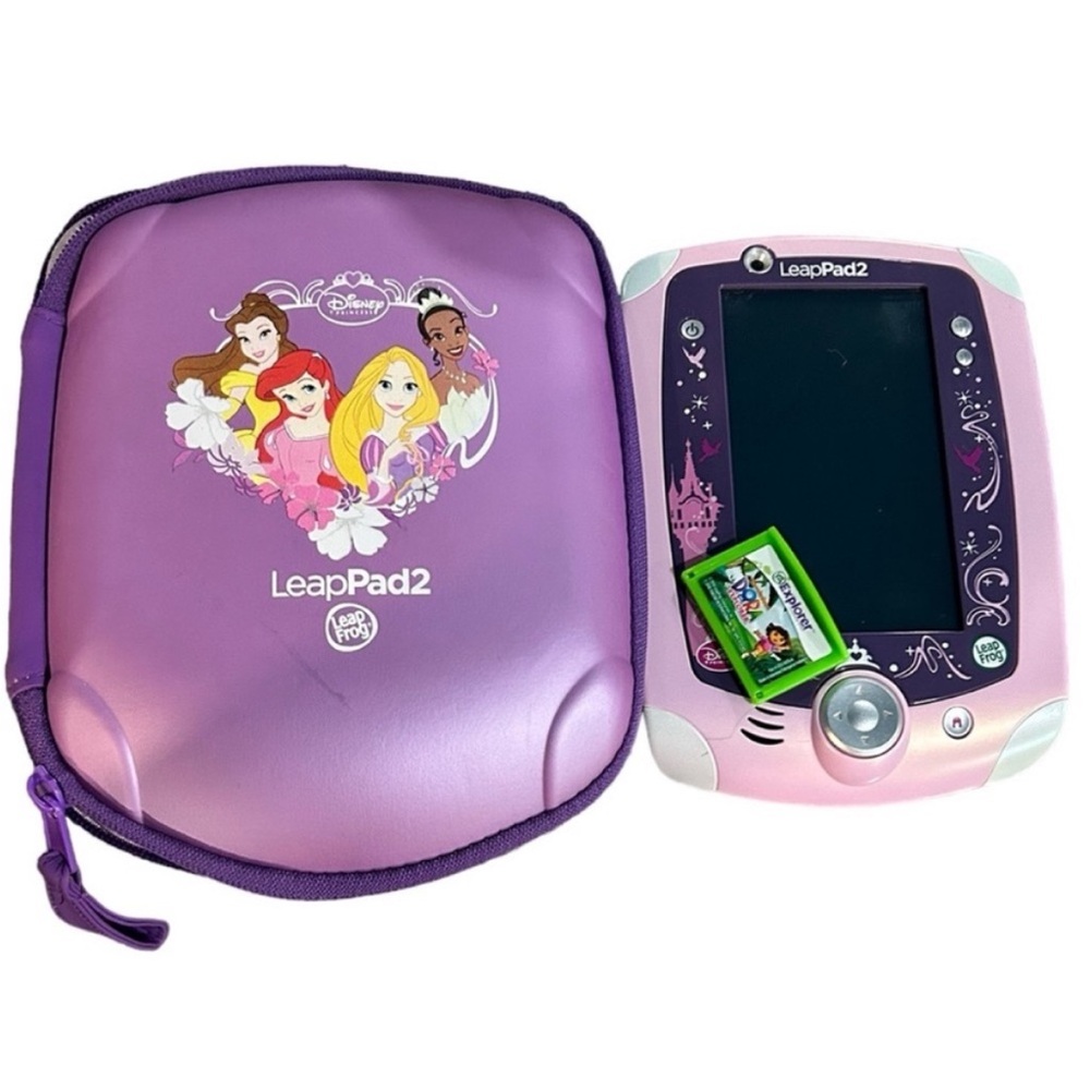 Leapfrog & Disney Princess LeapPad 2 Tablet Learning System W/ Game & Case